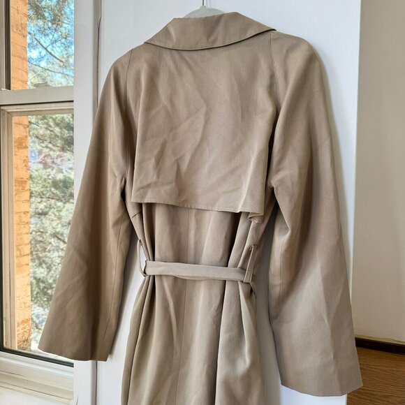 Reformation Kensington Trench Jacket Coat in Khaki - Picture 11 of 15